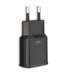 СЗУ-адаптер XO L92С + Type-C-кабель 2.4A 2USB (Чёрный)
