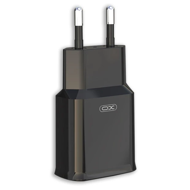 СЗУ-адаптер XO L92С + Type-C-кабель 2.4A 2USB (Чёрный)