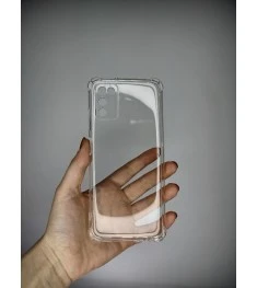Силікон 6D Samsung Galaxy A03S (2020) (ShutCam) (Прозорий)