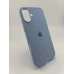 Оригінальний круглий чохол із силікону для Apple iPhone 16 Plus (15) бузкового кольору.