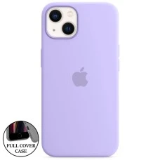 Оригінальний силіконовий круглий чохол для Apple iPhone 13 (43), колір Glycine.