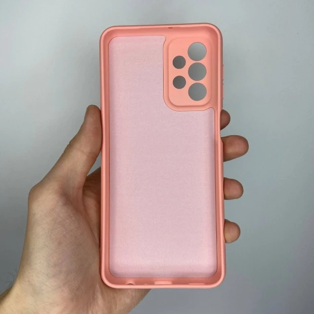 Силикон Original 360 Case Samsung Galaxy A23 (ShutCam) (Персиковый)