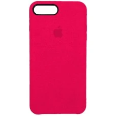 Чехол Alcantara Cover Apple iPhone 7 Plus / 8 Plus (Малиновый)