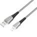 USB-кабель Borofone BU15 Superior (Lightning) (Чёрно-серый) USB-кабель Borofone BU15 Superior (Lightning) (Чёрно-серый)