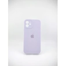 Силикон Original RoundCam Case Apple iPhone 12 (71) Light Glycine