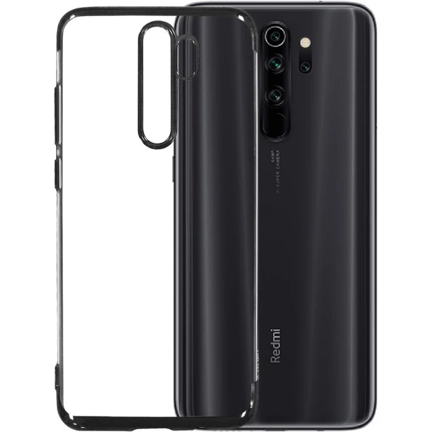 Силиконовый чехол UMKU Line Xiaomi Redmi Note 8 Pro (Чёрный)