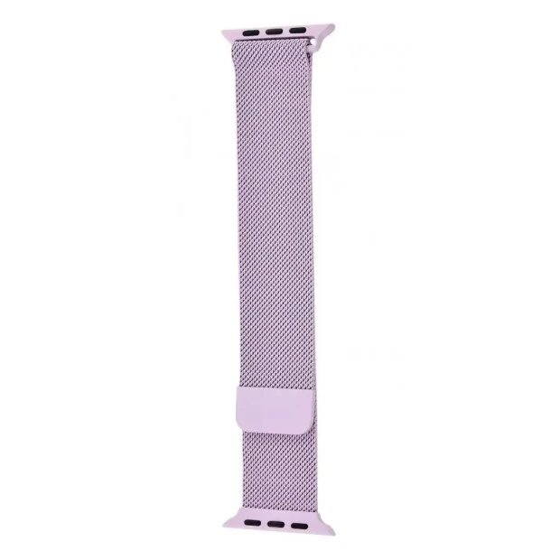 Ремешок Milanese Loop Premium Apple Watch 42 / 44 / 45 / 49mm (Light Purple)