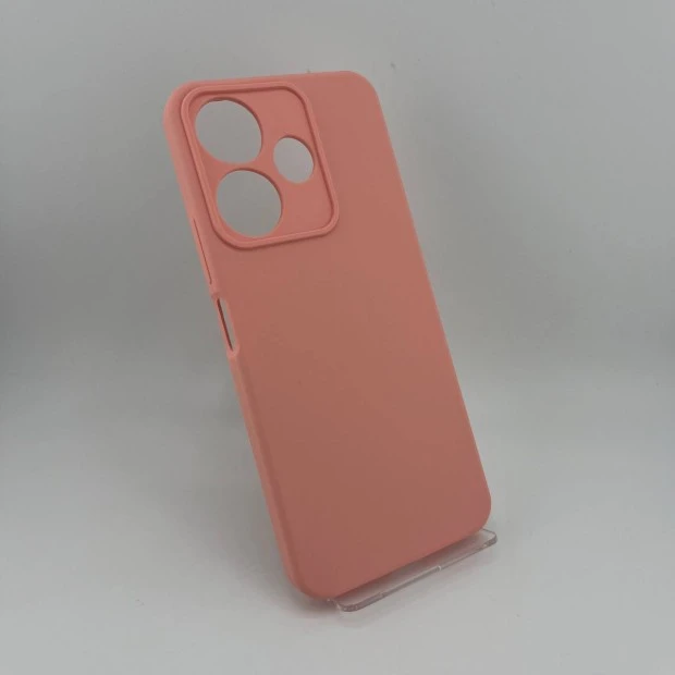 Силіконовий чохол Original Xiaomi Redmi 13 4G  /  Poco M6 4G (ShutCam) (Блідо-рожевий)
