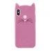 Силиконовый чехол Kitty Case Apple iPhone X / XS (розовый) Силиконовый чехол Kitty Case Apple iPhone X / XS (розовый)