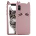 Силиконовый чехол Kitty Case Apple iPhone X / XS (розовый) Силиконовый чехол Kitty Case Apple iPhone X / XS (розовый)