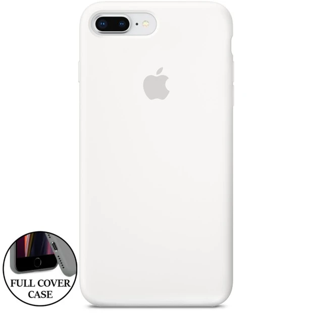 Силикон Original Round Case Apple iPhone 7 Plus / 8 Plus (06) White