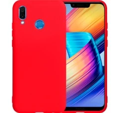 Силиконовый чехол iNavi Color Huawei Honor Play (Красный)