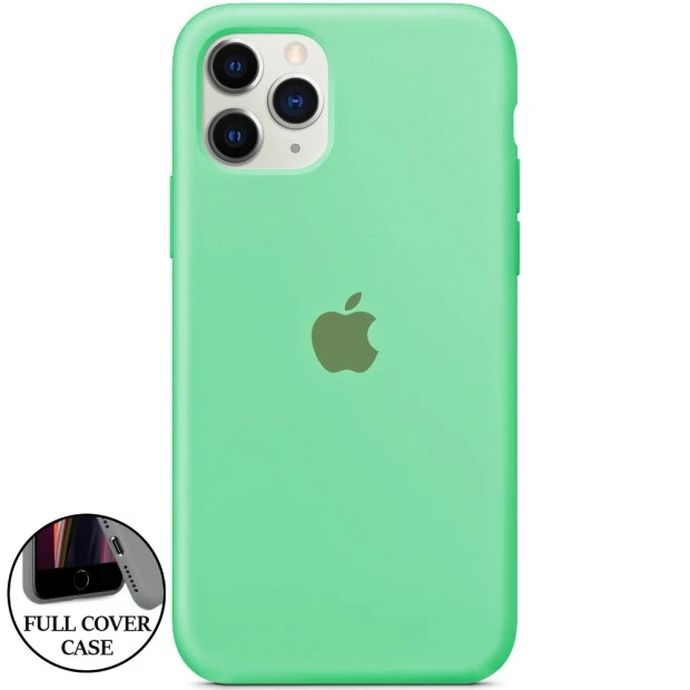 Силіконовий оригінальний круглий чохол Apple iPhone 11 Pro (49)