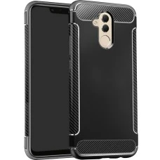 Силикон Soft Carbon Huawei Mate 20 Lite (Чёрный)