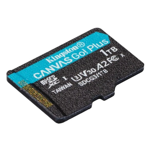 Карта памяти Kingston Canvas Select Go Plus MicroSDXC 1TB (UHS-1) A2 (Class 10) + SD-адаптер