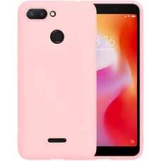 Силиконовый чехол iNavi Color Xiaomi Redmi 6 (персик)