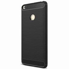 Силиконовый чехол Polished Carbon Xiaomi Mi Max (Черный)