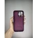 Силіконовий оригінальний чохол RoundCam для Apple iPhone 14 Pro Max (баклажановий)