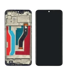 Дисплей для Samsung A107 Galaxy A10S (2019) с чёрным тачскрином и корпусной рамк..