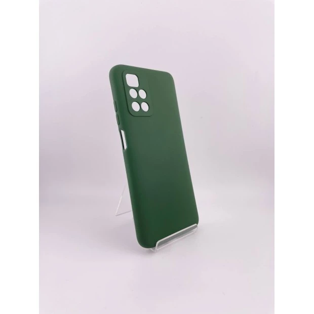 Силіконовий чохол Original Xiaomi Redmi 10 (ShutCam) (темно-зелений)