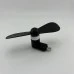 Вентилятор мобільний MicroUSB (Чорний)