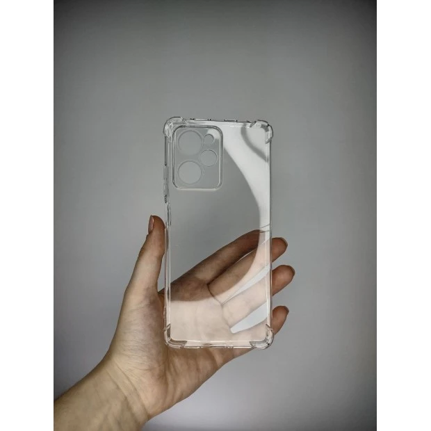 Силикон 6D ShutCam Xiaomi Poco X5 Pro (Прозрачный)