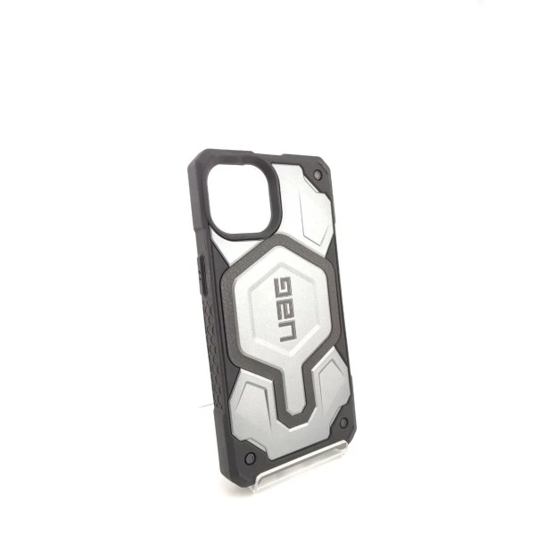 Чехол Armor UAG Monarch Pro Leather with MagSafe Apple iPhone 15 (Серый)