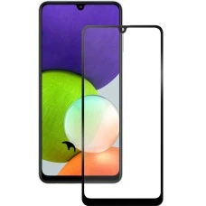 Защитное стекло 5D для Samsung Galaxy A22 Black