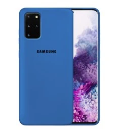 Силикон Original 360 Case Logo Samsung Galaxy S20 Plus (Кобальт)