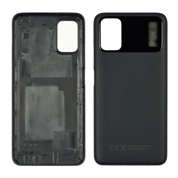 Задняя крышка для Xiaomi Poco M3 чёрная