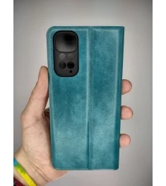 Чехол-книжка Leather Book Xiaomi Redmi Note 11 / Note 11S (Бирюзовый)