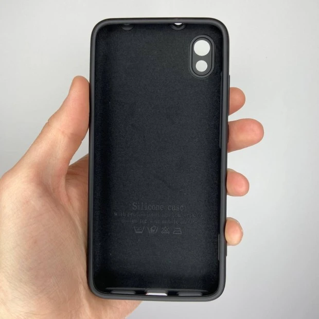 Силіконовий Original 360 чохол для Xiaomi Redmi 7A (ShutCam) (Чорний)