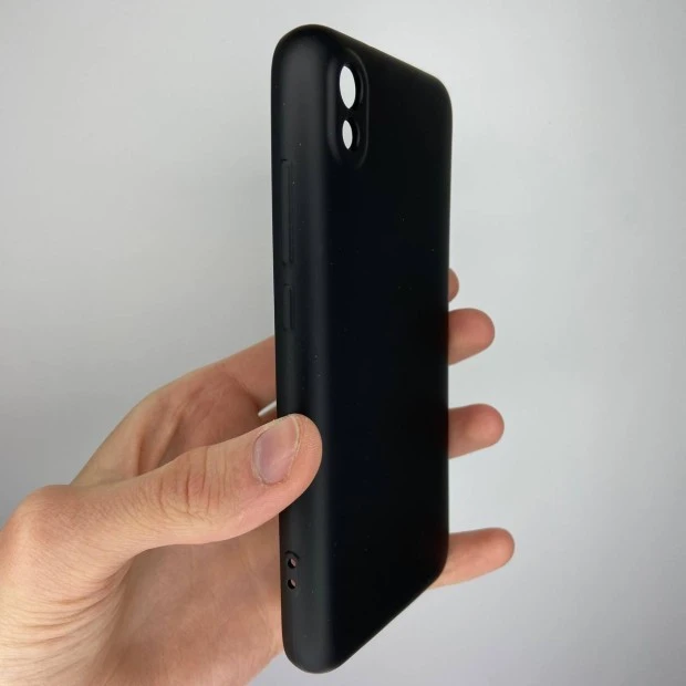 Силіконовий Original 360 чохол для Xiaomi Redmi 7A (ShutCam) (Чорний)