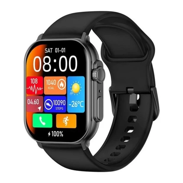 Розумний годинник iMiLab iMiki SF1E Gun Amoled (Calling Version) Чорний (Уцінка) (2 Категорія)