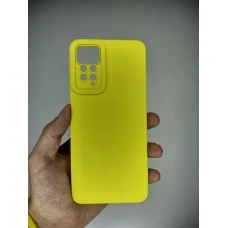 Силикон Original Xiaomi Redmi Note 11 Pro (ShutCam) (Лимонный)
