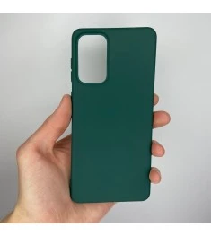 Темно-зелений силіконовий чохол iNavi Color для Samsung Galaxy A73 5G (2023)