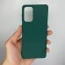 Темно-зелений силіконовий чохол iNavi Color для Samsung Galaxy A73 5G (2023)