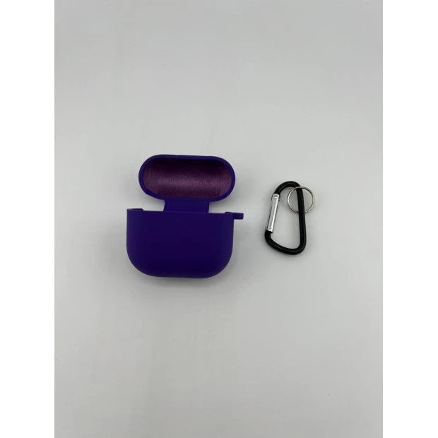 Чохол для навушників Full Silicone Case with Microfiber Apple AirPods 4 (02) Ultra Violet