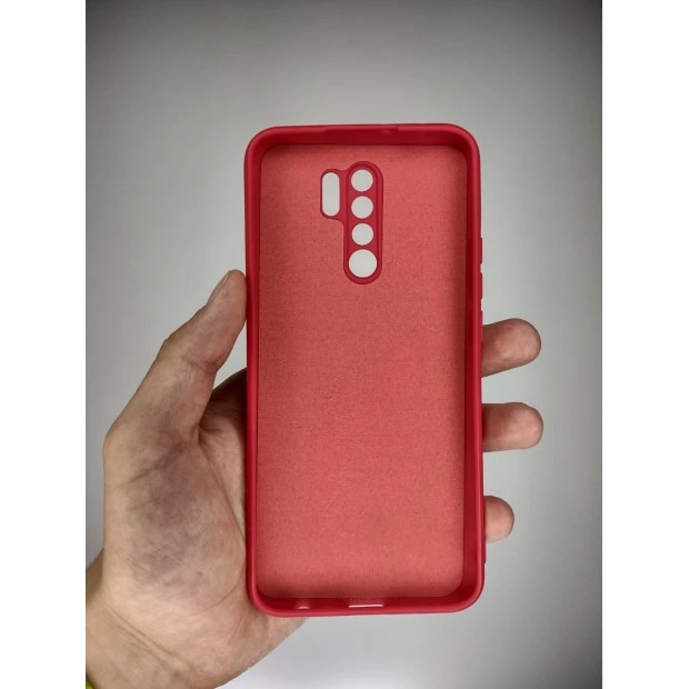Силикон Original ShutCam Xiaomi Redmi 9 (Малиновый)