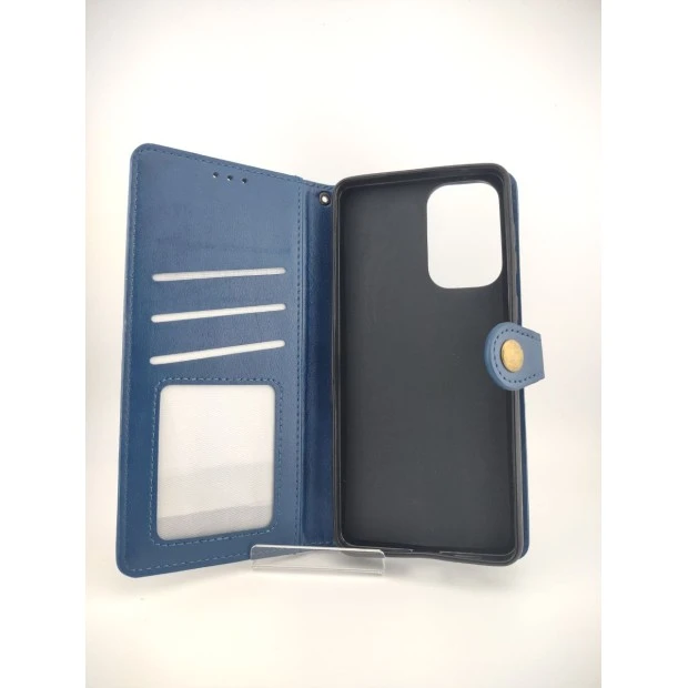 Leather Book Gallant Case for Samsung Galaxy A73 5G (Blue)