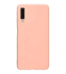 Силикон iNavi Color Samsung A7 (2018) A750 (Розовый)