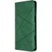 Leather Book Case for Samsung Galaxy A02S (2020) (Dark Green)