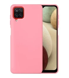 Силикон Original 360 Case Samsung Galaxy A12 (2020) (Розовый)