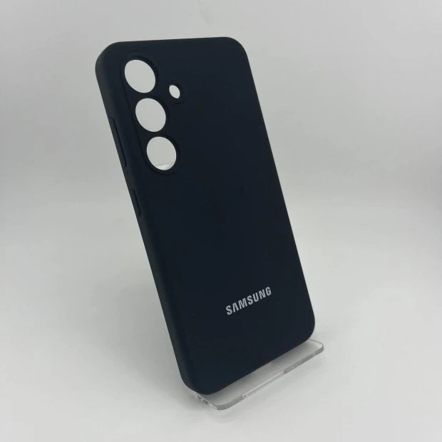 Silicone Case для Samsung Galaxy S24 (чорний)
