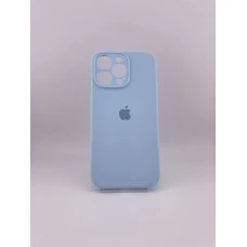 Силикон Original RoundCam Case Apple iPhone 15 Pro Max (53) Sky Blue