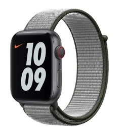 Ремешок Nylon Apple Watch 42 / 44 mm (Серо-белый)