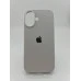 Оригінальний силіконовий круглий чохол для Apple iPhone 16 (41), білий, жорсткий. Оригінальний силіконовий круглий чохол для Apple iPhone 16 (41), білий, жорсткий.