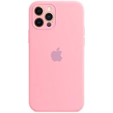 Силикон Original RoundCam Case Apple iPhone 12 Pro (36) Candy Pink
