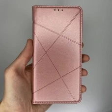 Чехол-книжка Leather Book Xiaomi Redmi Note 11 / Note 11S (Розовый)