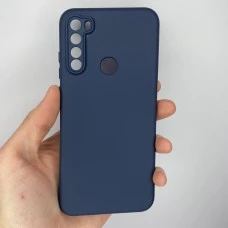 Силикон Original 360 ShutCam Case Xiaomi Redmi Note 8T (Тёмно-синий)